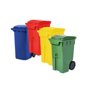 Coleta seletiva contentores 120/240 Litros